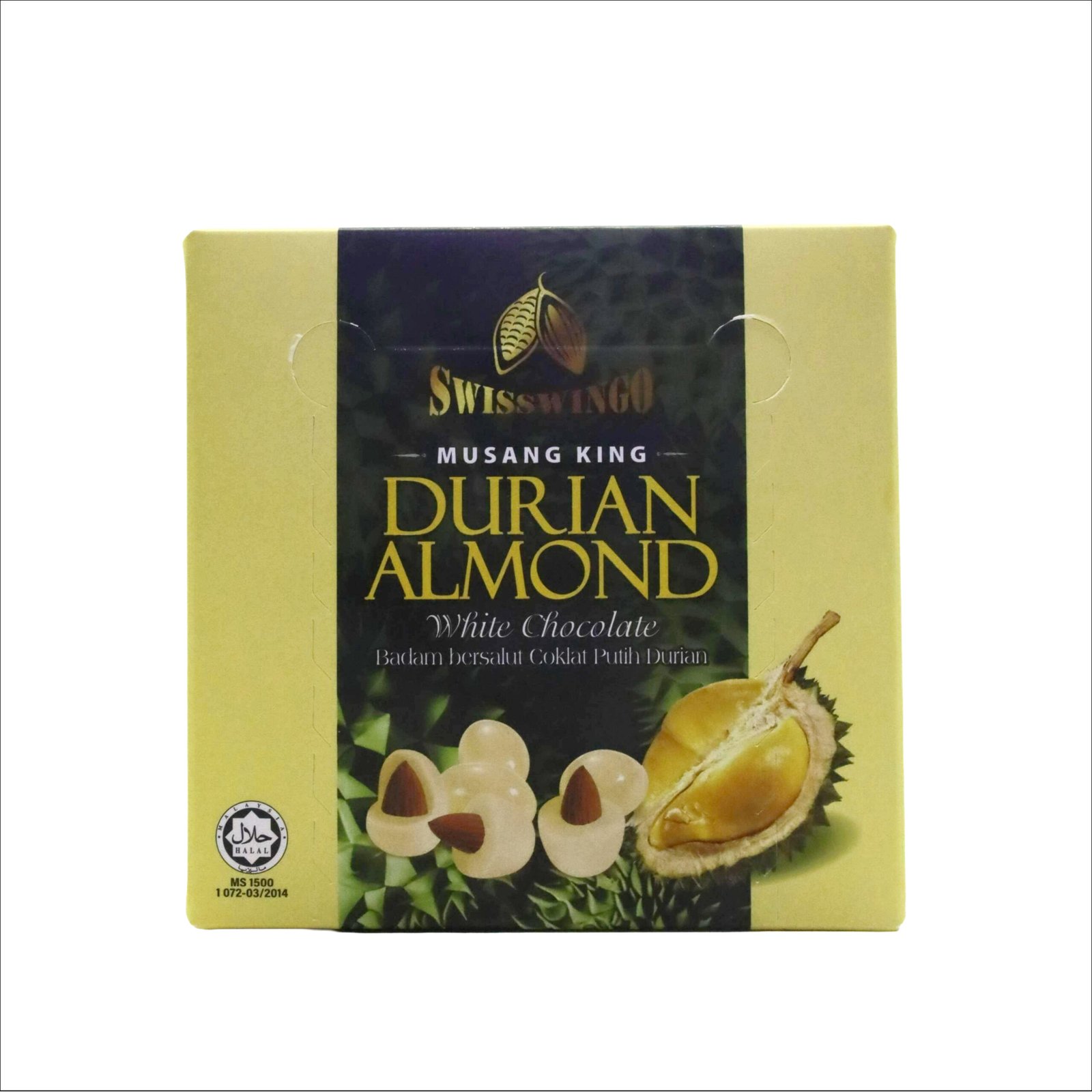 DURIAN ALMOND WHITE CHOCOLATE