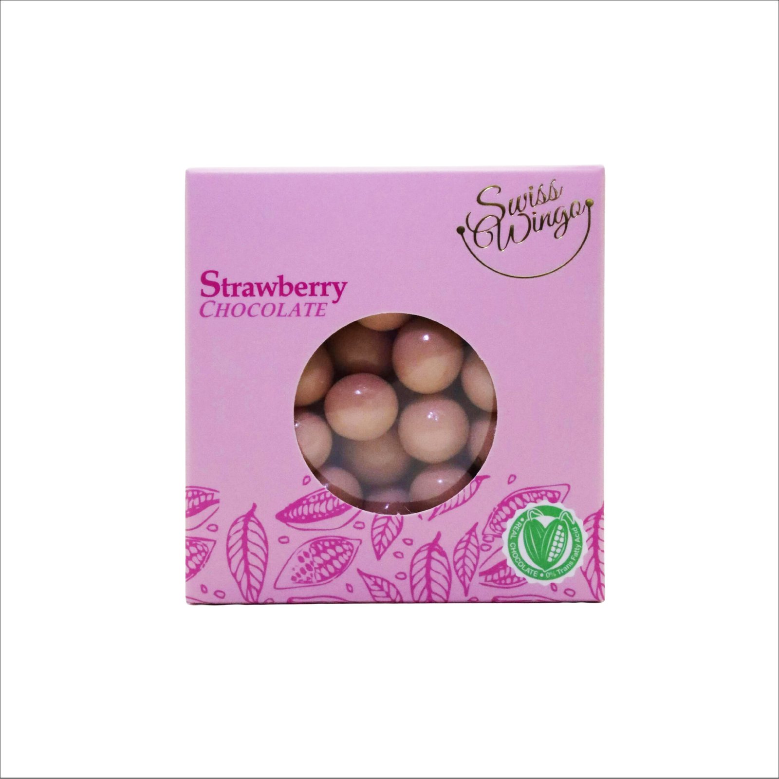 STRAWBERRY WHITE CHOCOLATE (100g Box)